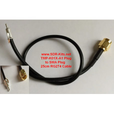 TMP-K01X0A1 Plug - SMA Plug 25cm RG174 Cable